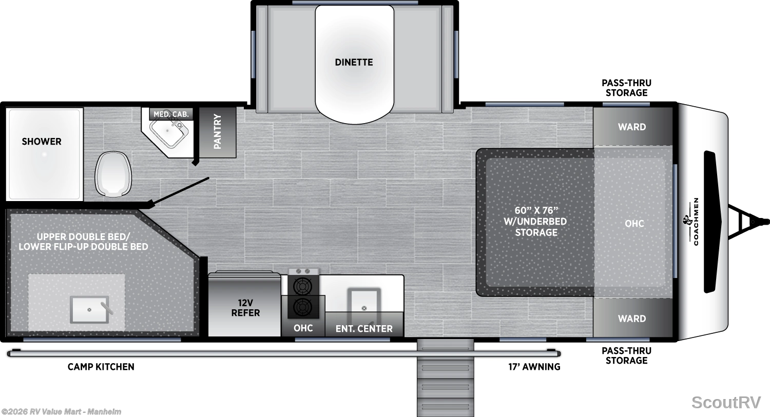 2026 Coachmen Freedom Express Select 21SE - New Travel Trailer For Sale by RV Value Mart - Manheim in Manheim, Pennsylvania