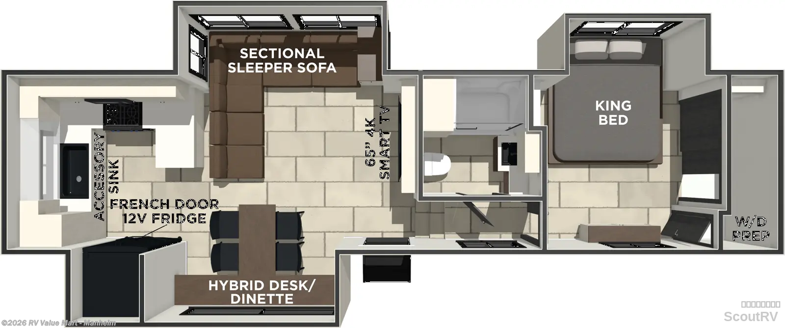 2026 Prime Time Crusader KING33 - New Fifth Wheel For Sale by RV Value Mart - Manheim in Manheim, Pennsylvania