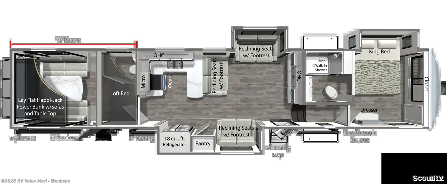 2022 Dutchmen Voltage 4225 - Used Fifth Wheel For Sale by RV Value Mart - Manheim in Manheim, Pennsylvania