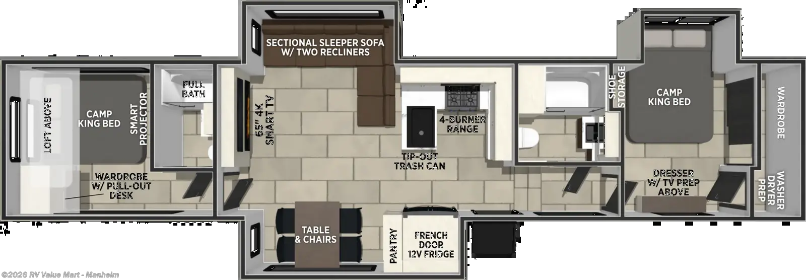 2027 Prime Time Crusader 2SUITE - New Fifth Wheel For Sale by RV Value Mart - Manheim in Manheim, Pennsylvania