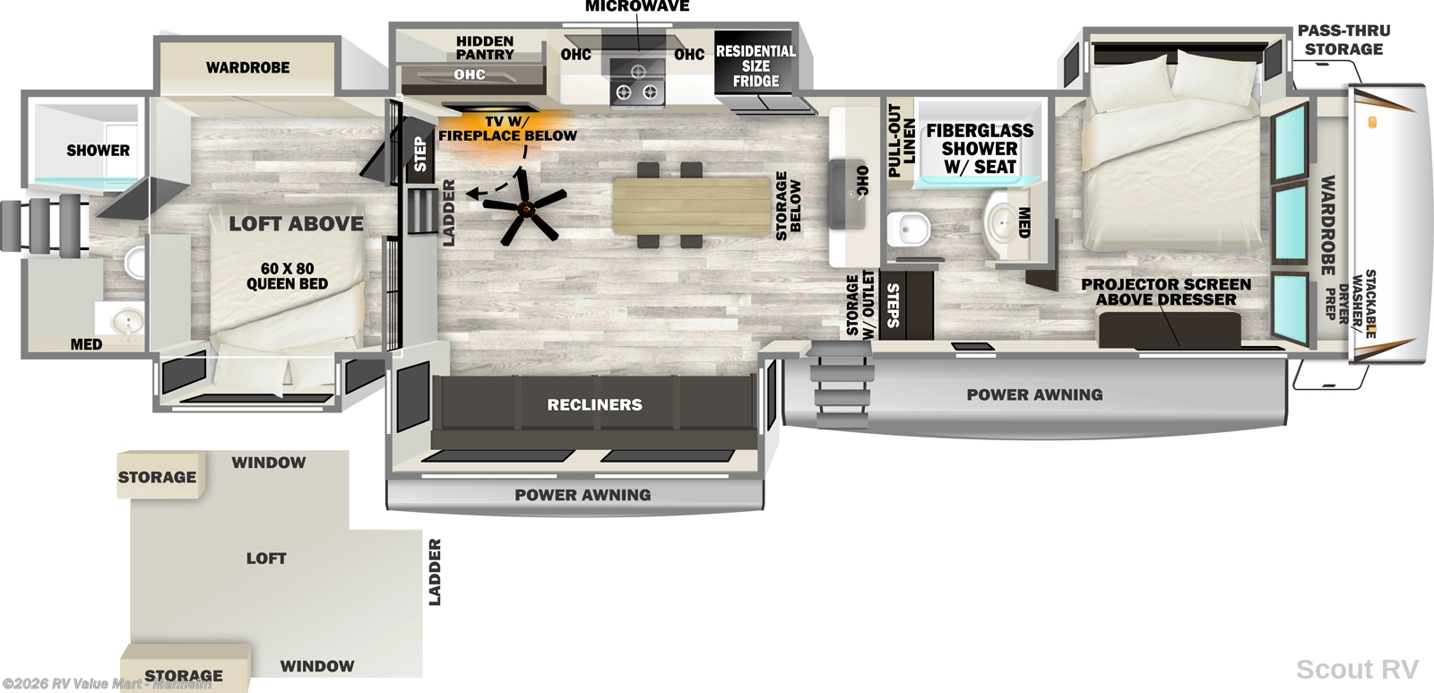 2027 Forest River Sabre 36DBB - New Fifth Wheel For Sale by RV Value Mart - Manheim in Manheim, Pennsylvania