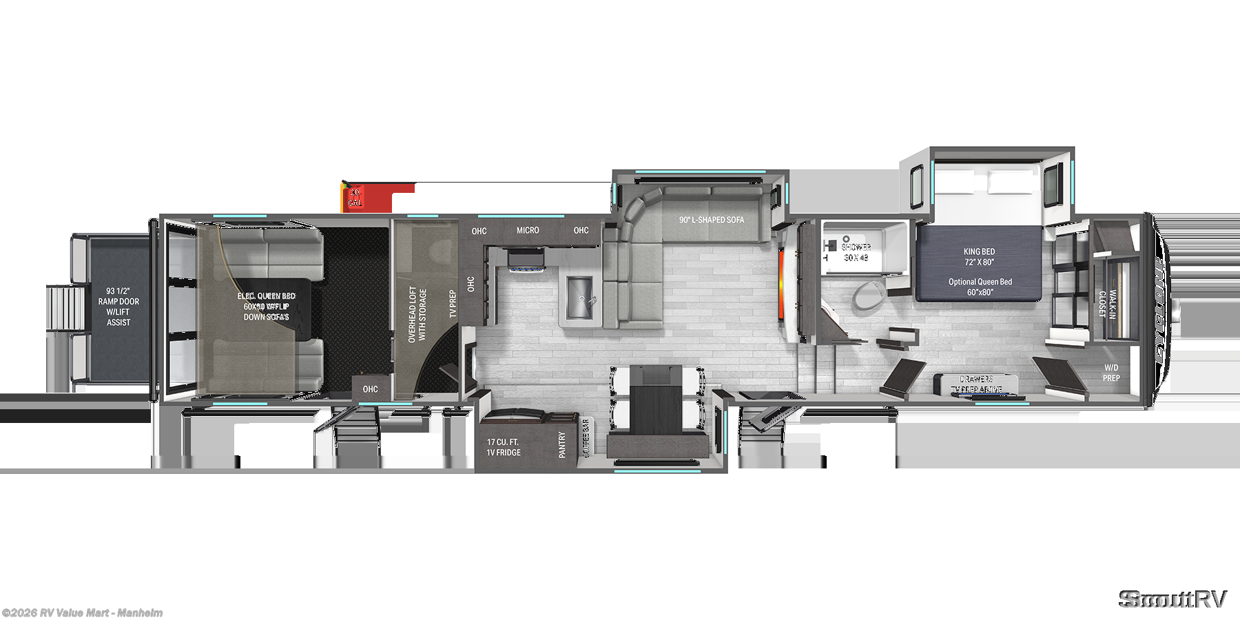 2026 Heartland Cyclone 3913 - New Fifth Wheel For Sale by RV Value Mart - Manheim in Manheim, Pennsylvania