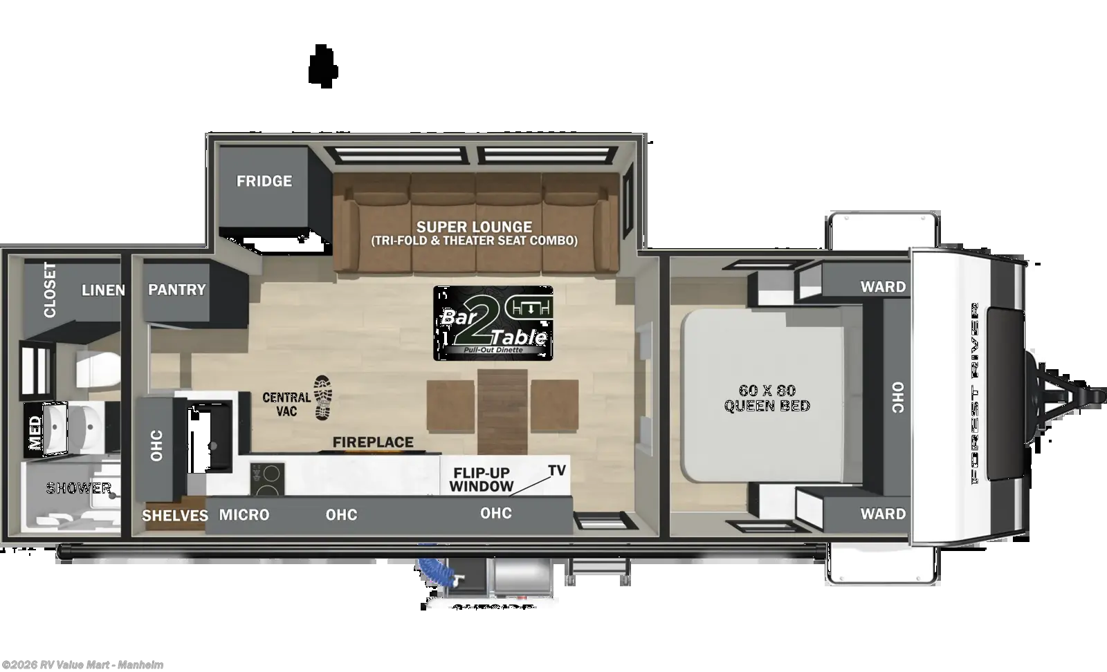 2027 Forest River IBEX 27RBSL - New Travel Trailer For Sale by RV Value Mart - Manheim in Manheim, Pennsylvania