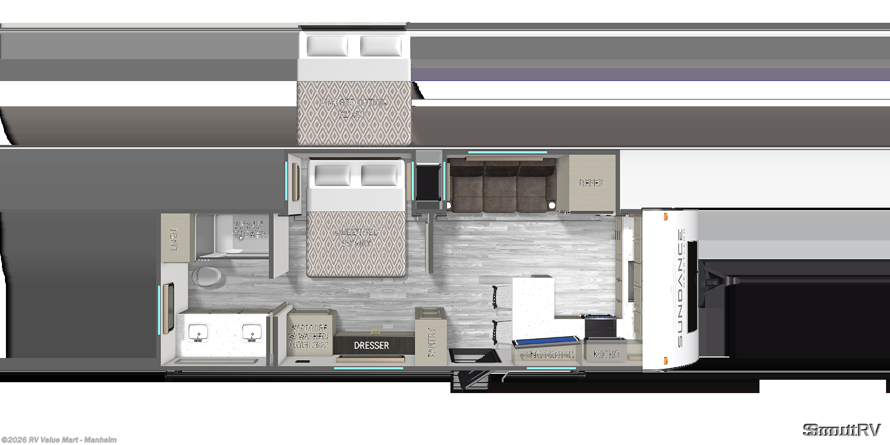 2027 Heartland Sundance 27OKFK - New Travel Trailer For Sale by RV Value Mart - Manheim in Manheim, Pennsylvania