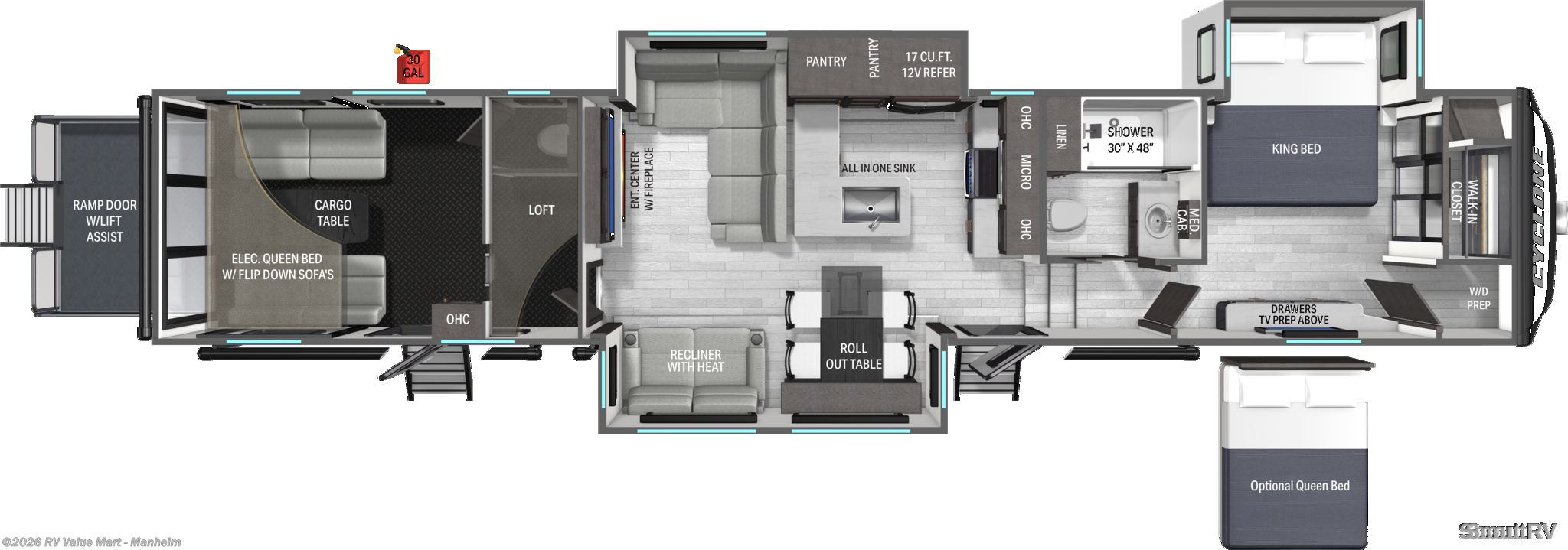 2027 Heartland Cyclone 3914 - New Fifth Wheel For Sale by RV Value Mart - Manheim in Manheim, Pennsylvania
