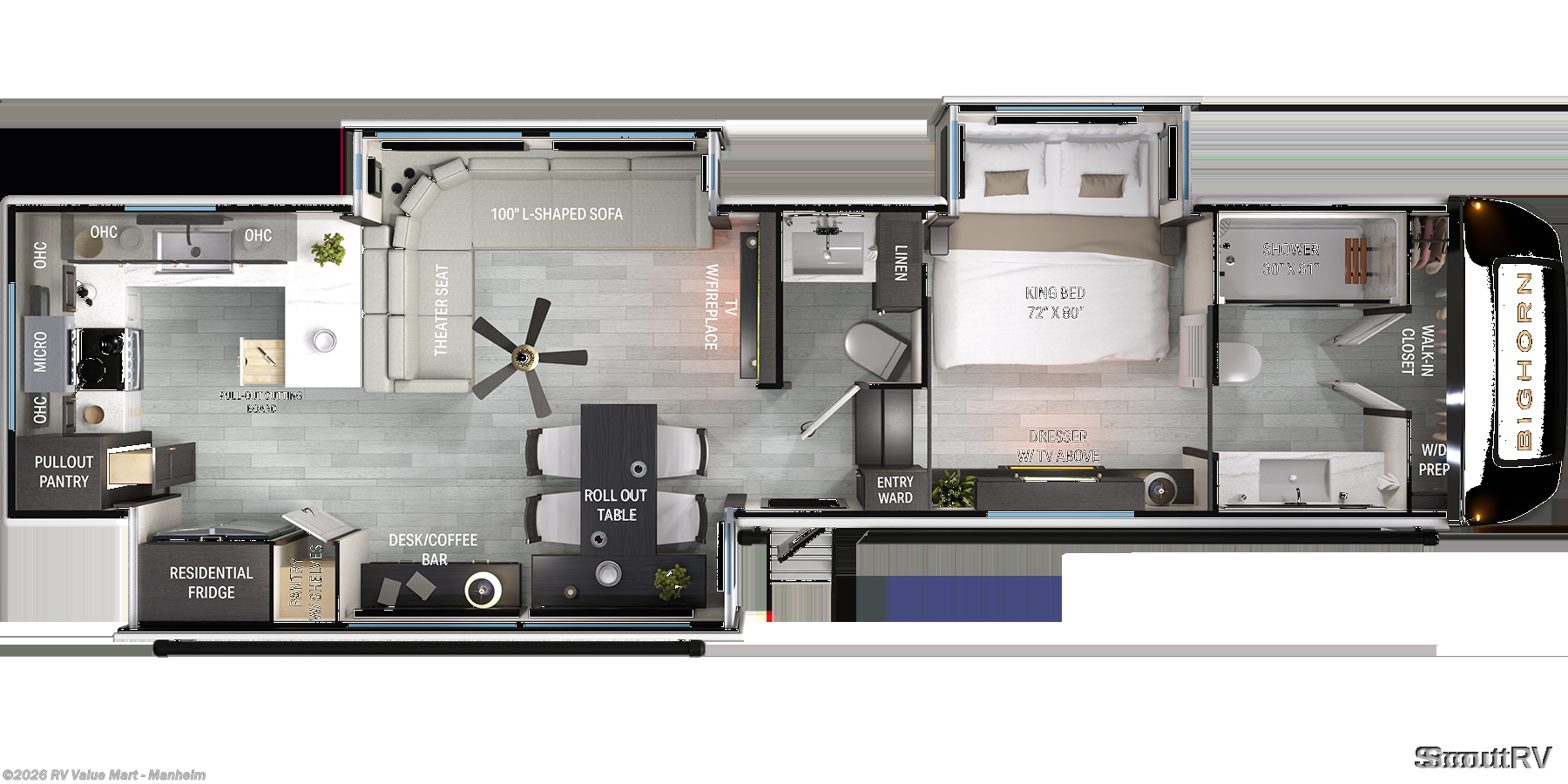 2027 Heartland Bighorn 39RK - New Fifth Wheel For Sale by RV Value Mart - Manheim in Manheim, Pennsylvania