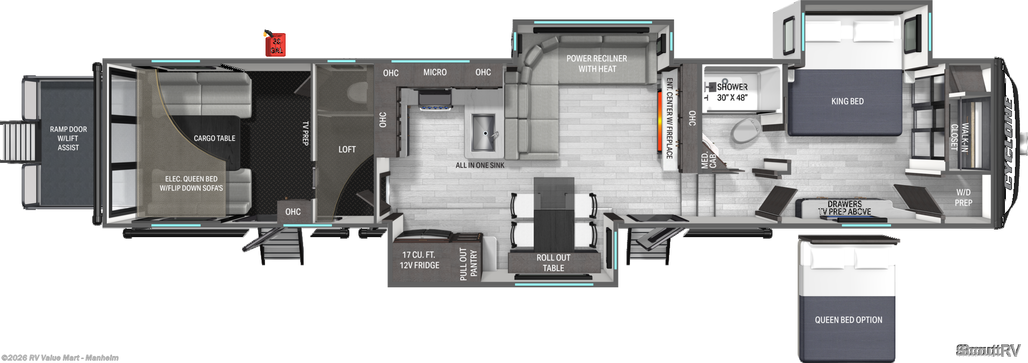 2027 Heartland Cyclone 3913 - New Fifth Wheel For Sale by RV Value Mart - Manheim in Manheim, Pennsylvania