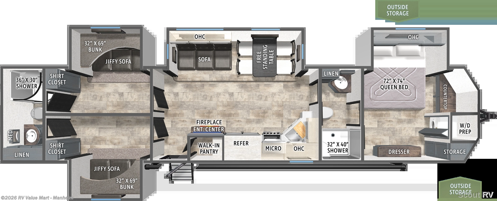 2027 Forest River Puma 39BHK - New Destination Trailer For Sale by RV Value Mart - Manheim in Manheim, Pennsylvania