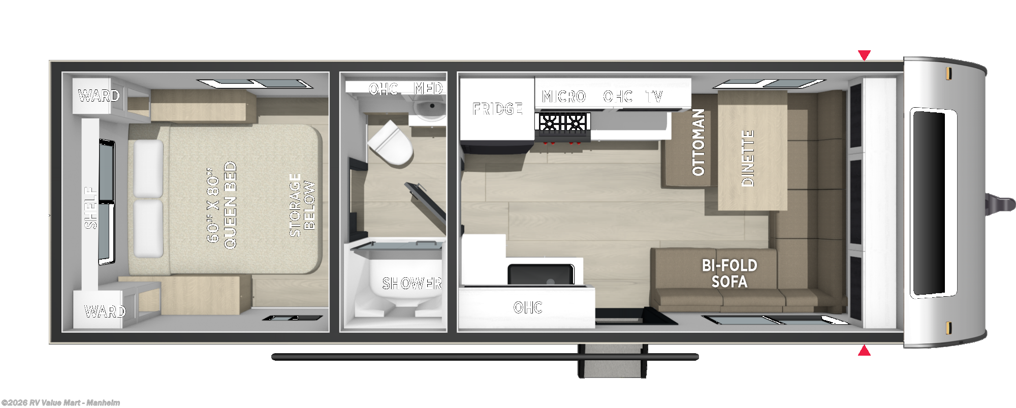 2027 Coachmen American Spirit Founders Edition 249MK - New Travel Trailer For Sale by RV Value Mart - Manheim in Manheim, Pennsylvania