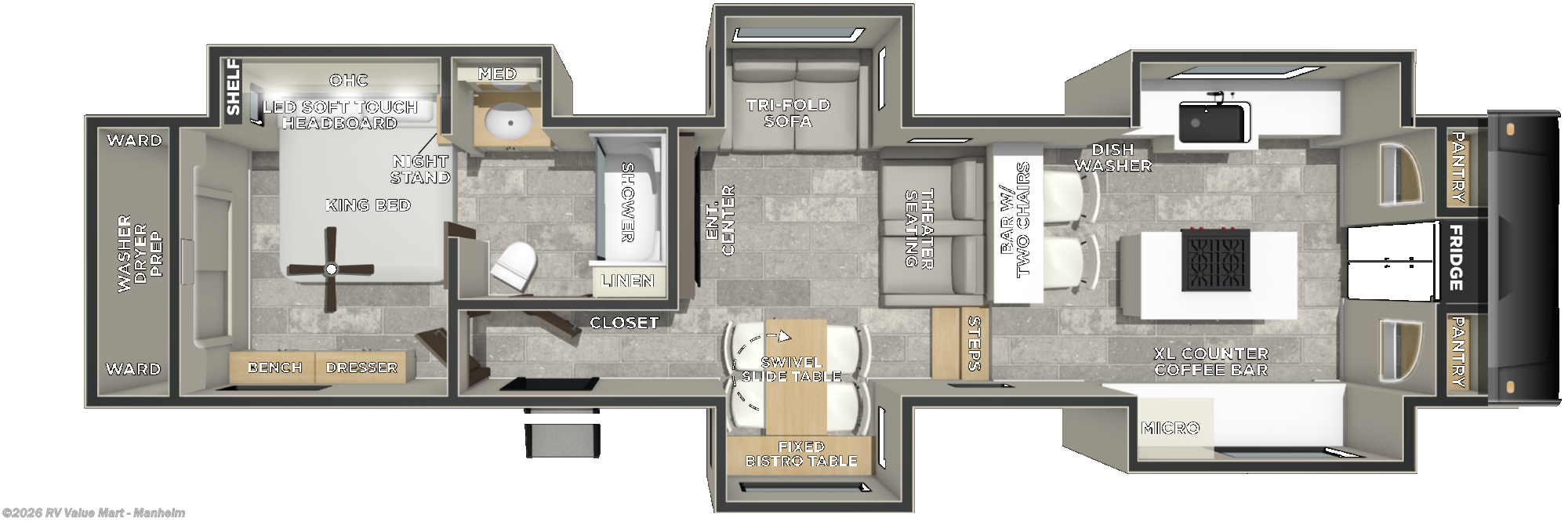 2027 Coachmen Brookstone 38ELEVATE - New Fifth Wheel For Sale by RV Value Mart - Manheim in Manheim, Pennsylvania