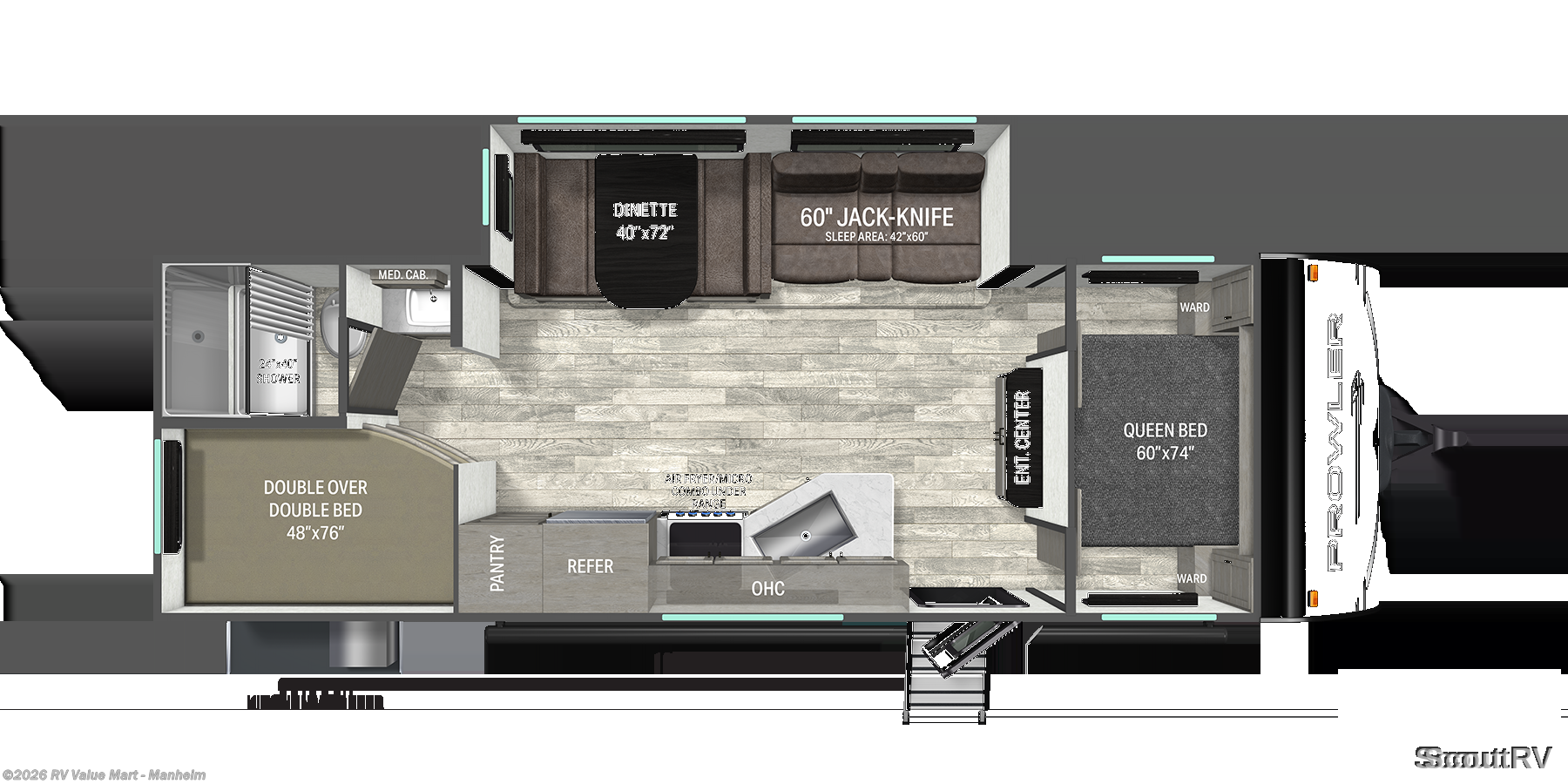 2027 Heartland Prowler 2602BHS - New Travel Trailer For Sale by RV Value Mart - Manheim in Manheim, Pennsylvania