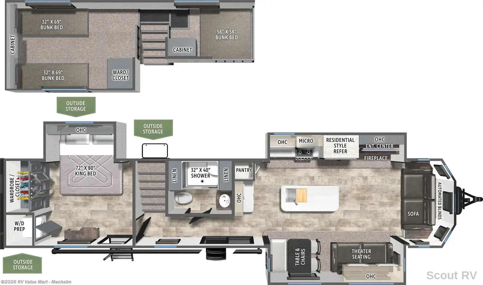2027 Forest River Puma Vista 402LFT - New Destination Trailer For Sale by RV Value Mart - Manheim in Manheim, Pennsylvania