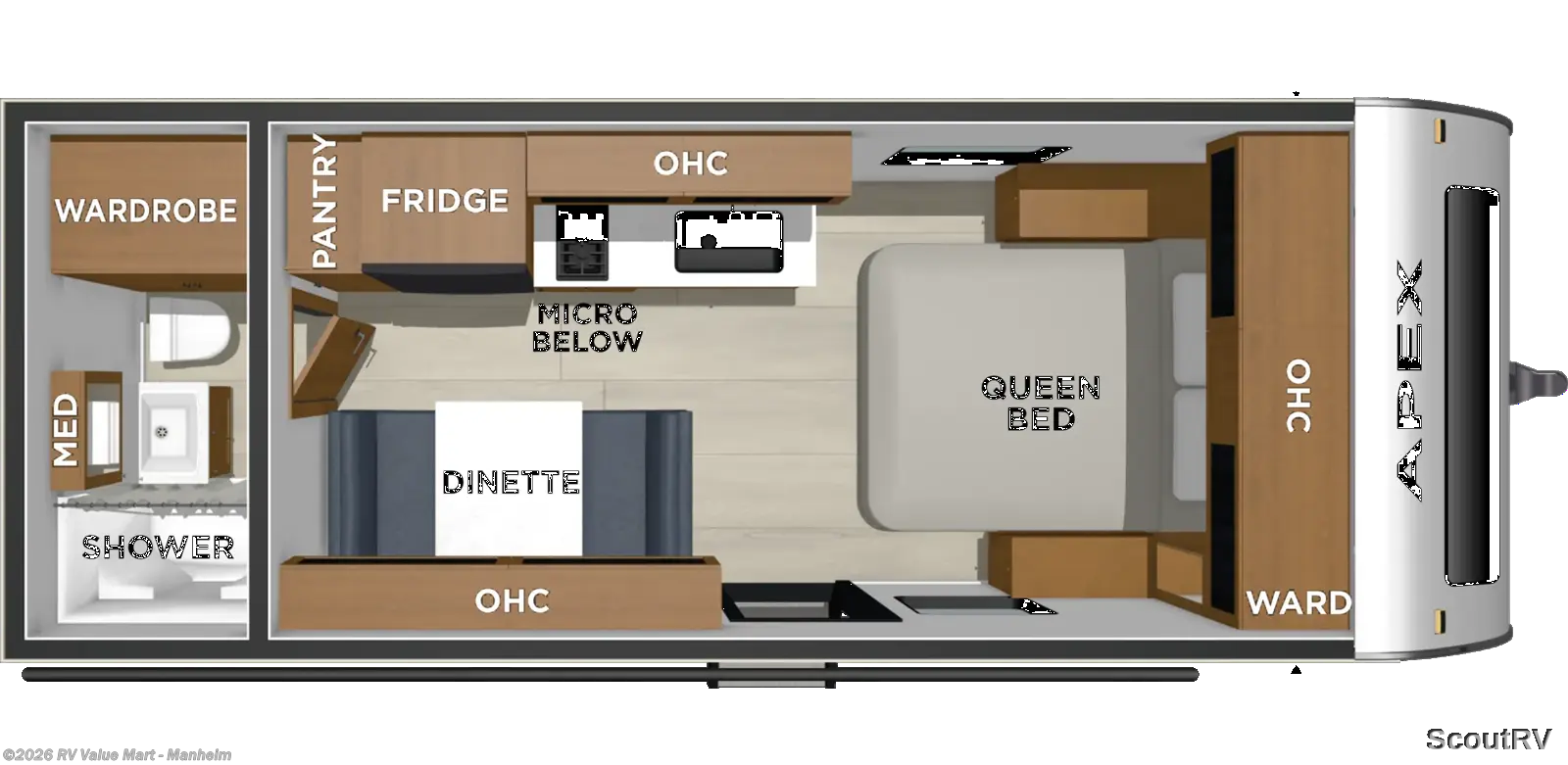2027 Coachmen Apex Nano 187RB - New Travel Trailer For Sale by RV Value Mart - Manheim in Manheim, Pennsylvania