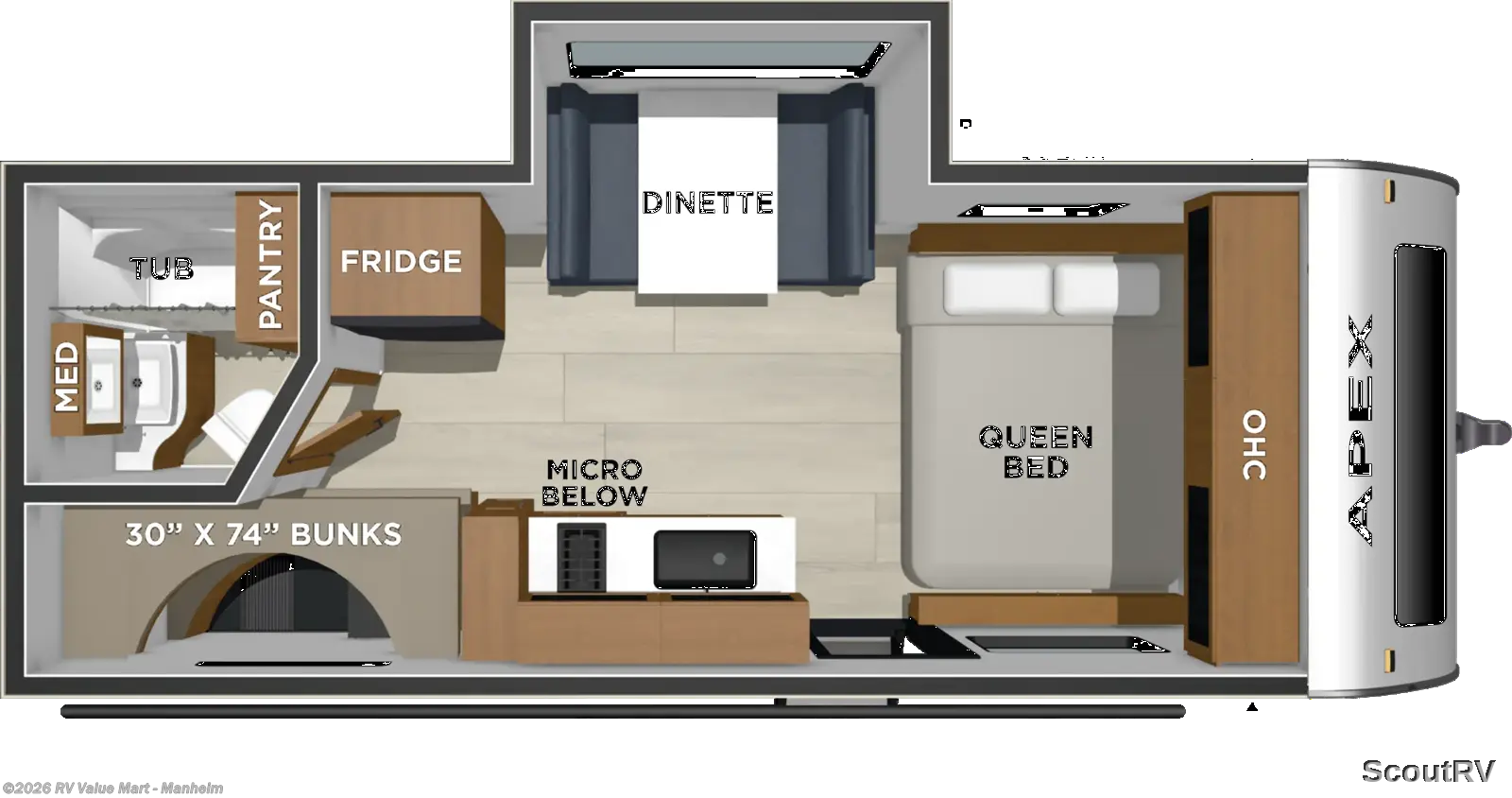 2027 Coachmen Apex 194BHS - New Travel Trailer For Sale by RV Value Mart - Manheim in Manheim, Pennsylvania