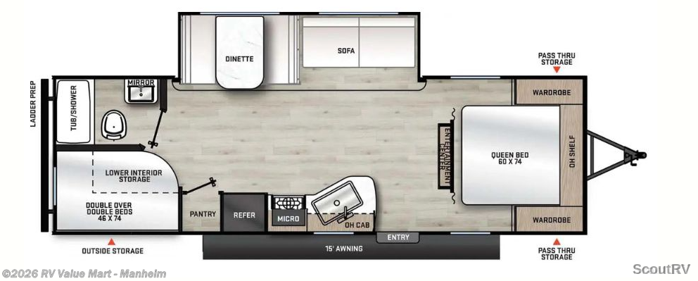 2027 Coachmen Catalina Summit Series 8 261BHS - New Travel Trailer For Sale by RV Value Mart - Manheim in Manheim, Pennsylvania