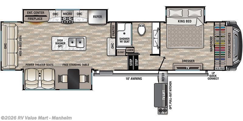 2021 Forest River Cedar Creek 345IK - Used Fifth Wheel For Sale by RV Value Mart - Manheim in Manheim, Pennsylvania