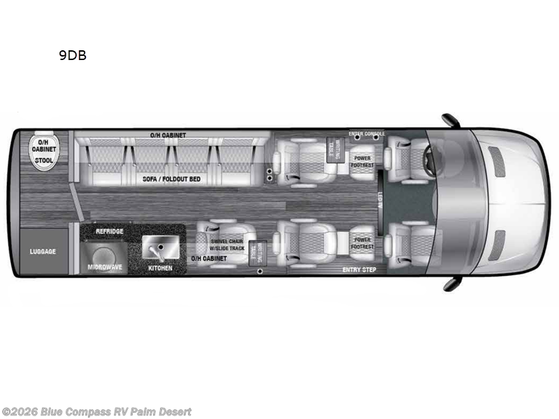 2024 OGV Luxury Coach V-Cruise 9DB - New Class B For Sale by Blue Compass RV Palm Desert in Palm Desert, California