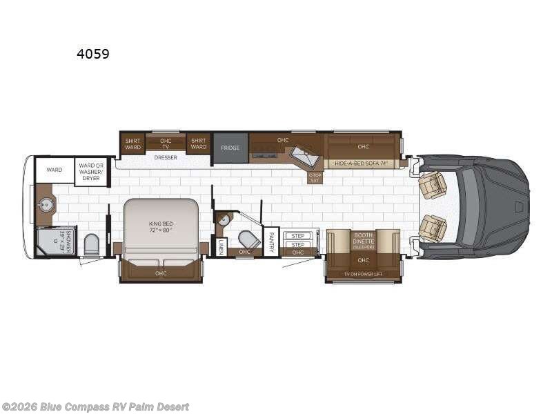 2025 Newmar Super Star 4059 - New Super C For Sale by Blue Compass RV Palm Desert in Palm Desert, California features Slideout