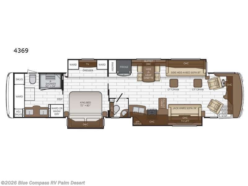 2021 Newmar Dutch Star 4369 - Used Class A For Sale by Blue Compass RV Palm Desert in Palm Desert, California features Slideout