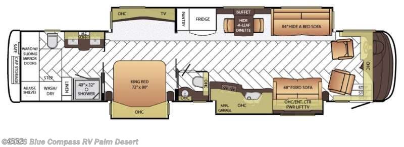 2015 Newmar Essex 4553 - Used Class A For Sale by Blue Compass RV Palm Desert in Palm Desert, California features Slideout