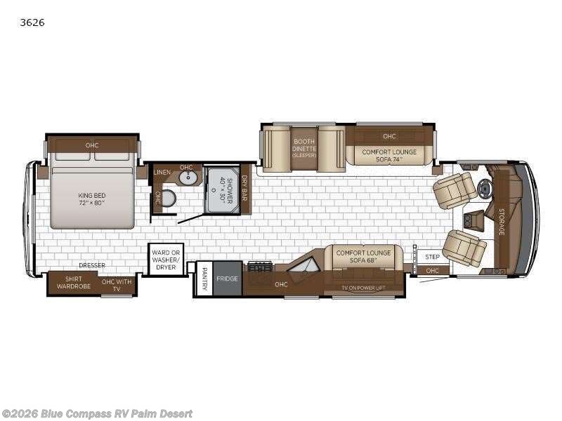 2025 Newmar Bay Star 3626 - New Class A For Sale by Blue Compass RV Palm Desert in Palm Desert, California features Slideout