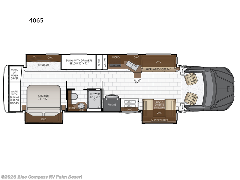 2024 Newmar Super Star 4065 - Used Super C For Sale by Blue Compass RV Palm Desert in Palm Desert, California features Slideout