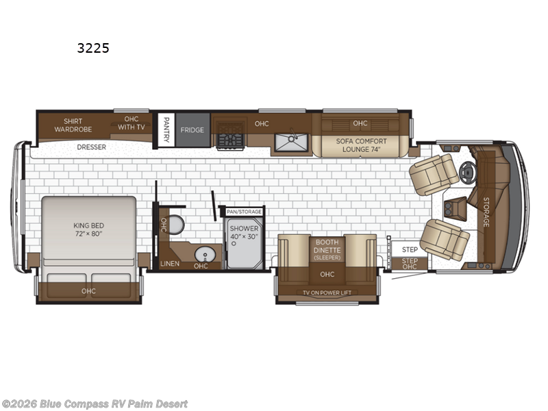 2026 Newmar Bay Star 3225 - New Class A For Sale by Blue Compass RV Palm Desert in Palm Desert, California features Slideout