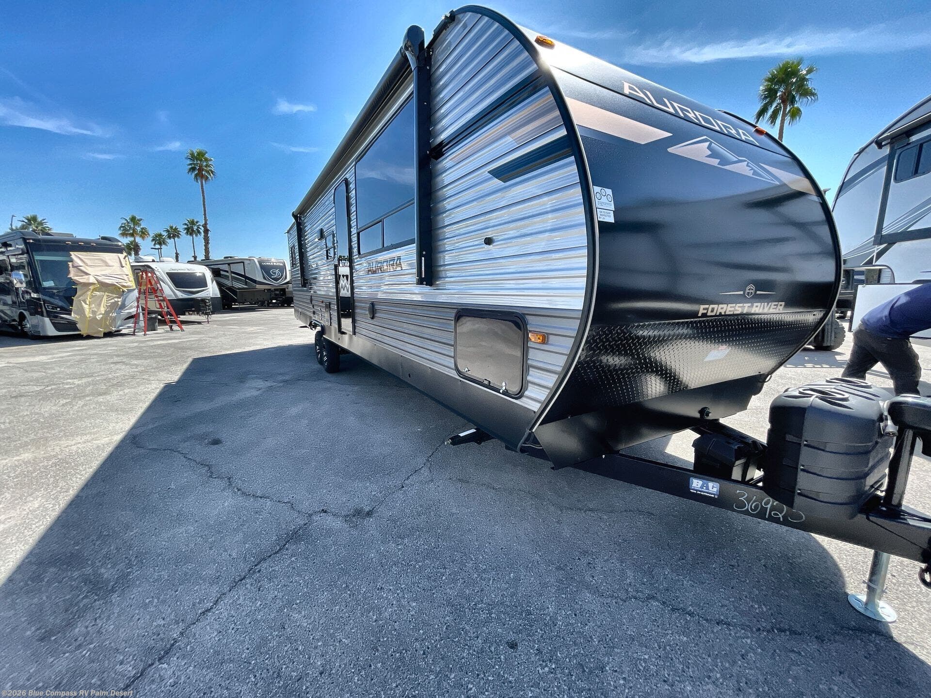 New 2026 Forest River Aurora 34BHTS (2 Queen Beds) available in Palm Desert, California