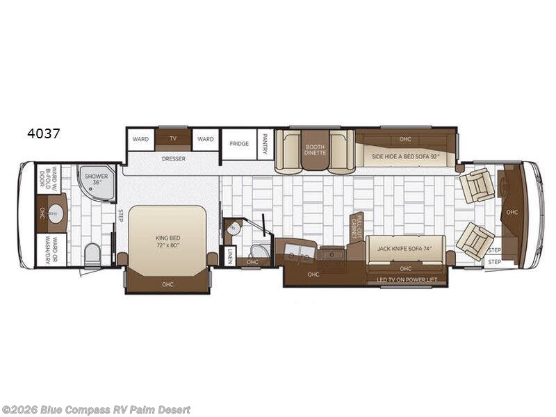 2018 Newmar Ventana 4037 - Used Class A For Sale by Blue Compass RV Palm Desert in Palm Desert, California features Slideout