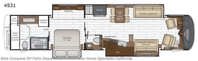 2021 Newmar King Aire 4531 - Used Diesel Pusher For Sale by Blue Compass RV Palm Desert Soon to Be Motor Home Specialist California in Palm Desert, California features Bath & 1/2