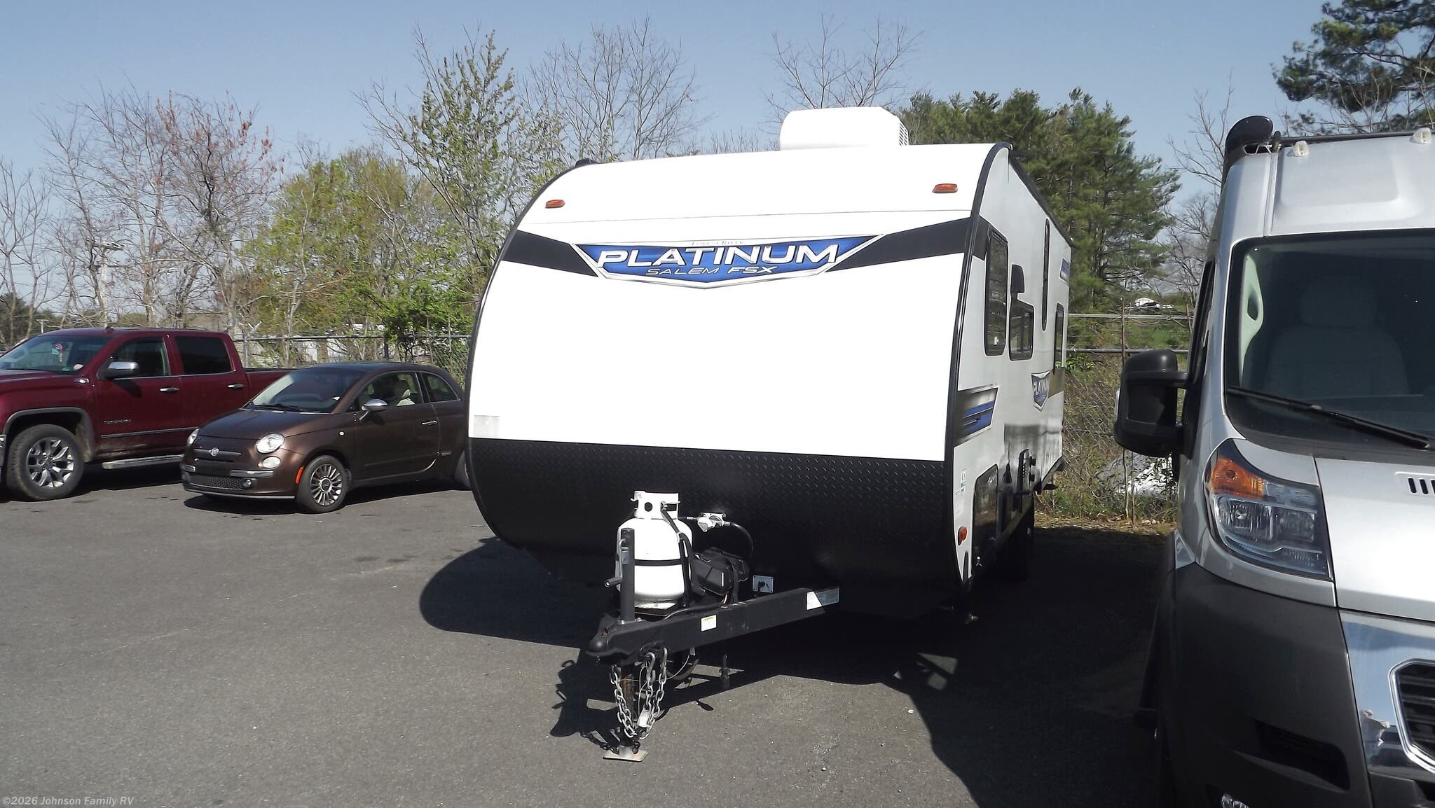 2023 Forest River Salem FSX 161QK - Used Travel Trailer For Sale by Johnson Family RV in Woodlawn, Virginia features Water Heater, Roof Vents, Air Conditioning, Awning, Refrigerator