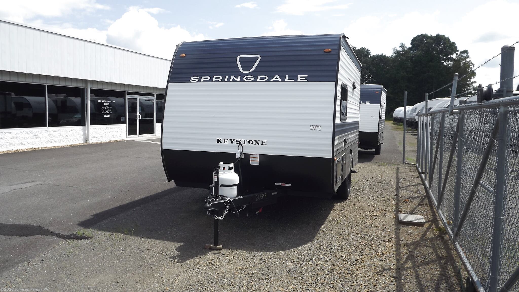 2026 Keystone Springdale 1300BH - New Travel Trailer For Sale by Johnson Family RV in Woodlawn, Virginia features Microwave, Furnace, Shower, Air Conditioning, Toilet