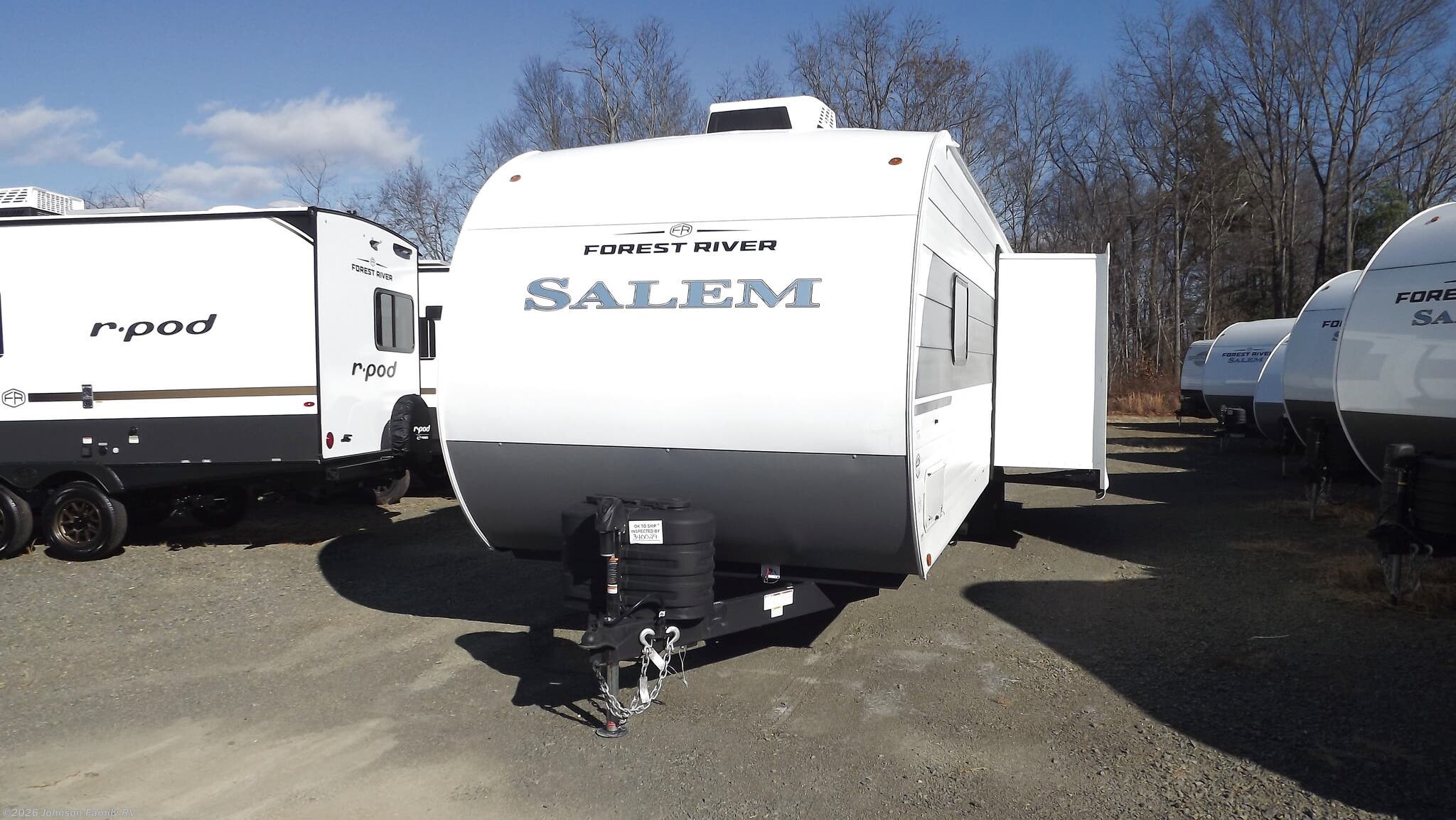 2026 Forest River Salem 27RK - New Travel Trailer For Sale by Johnson Family RV in Woodlawn, Virginia features TV, Refrigerator, Leveling Jacks, Slideout, Solar Prep