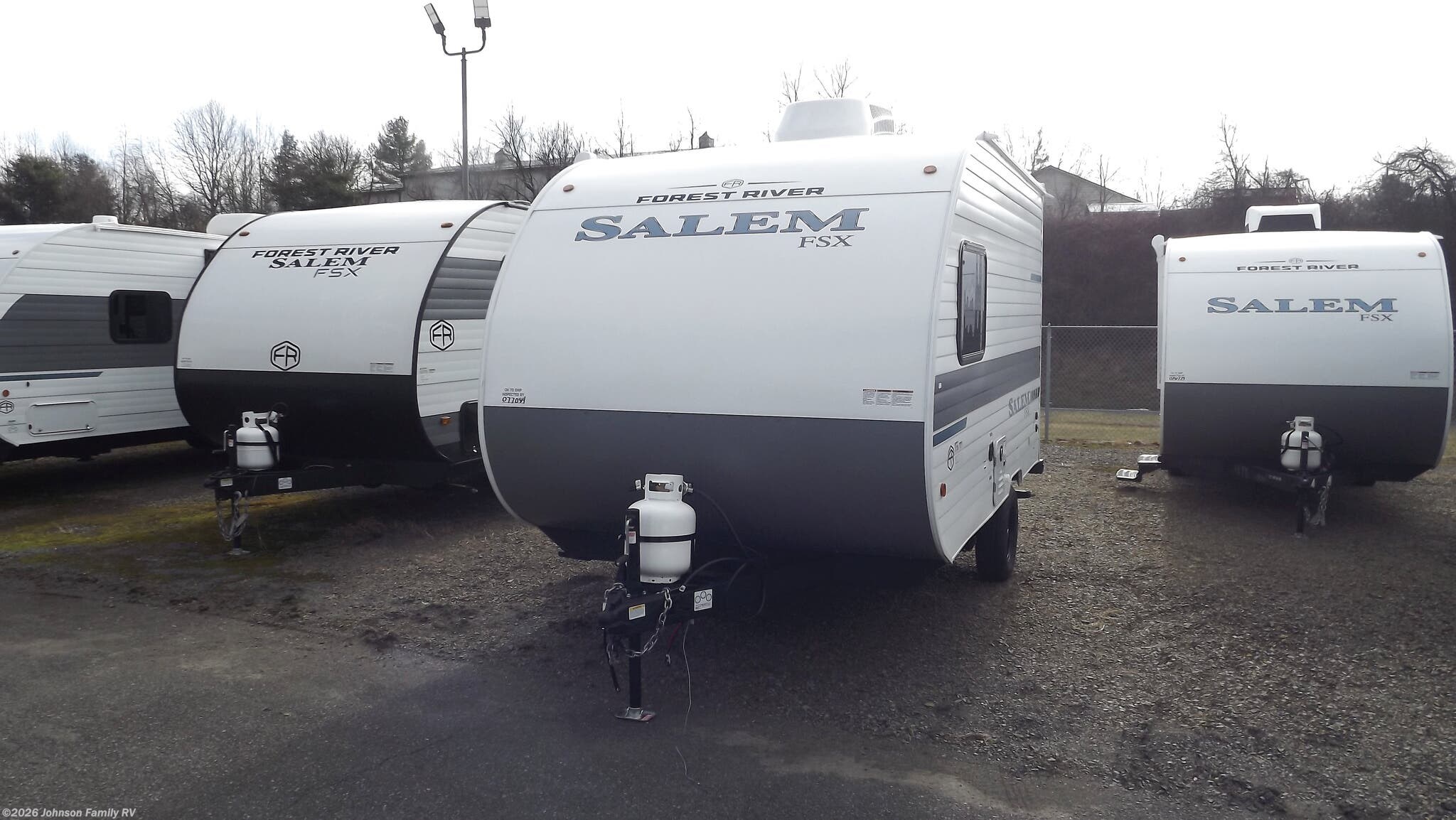 2026 Forest River Salem FSX 135ICE - New Travel Trailer For Sale by Johnson Family RV in Woodlawn, Virginia features Shower, Furnace, Stove Top Burner, Leveling Jacks, Refrigerator
