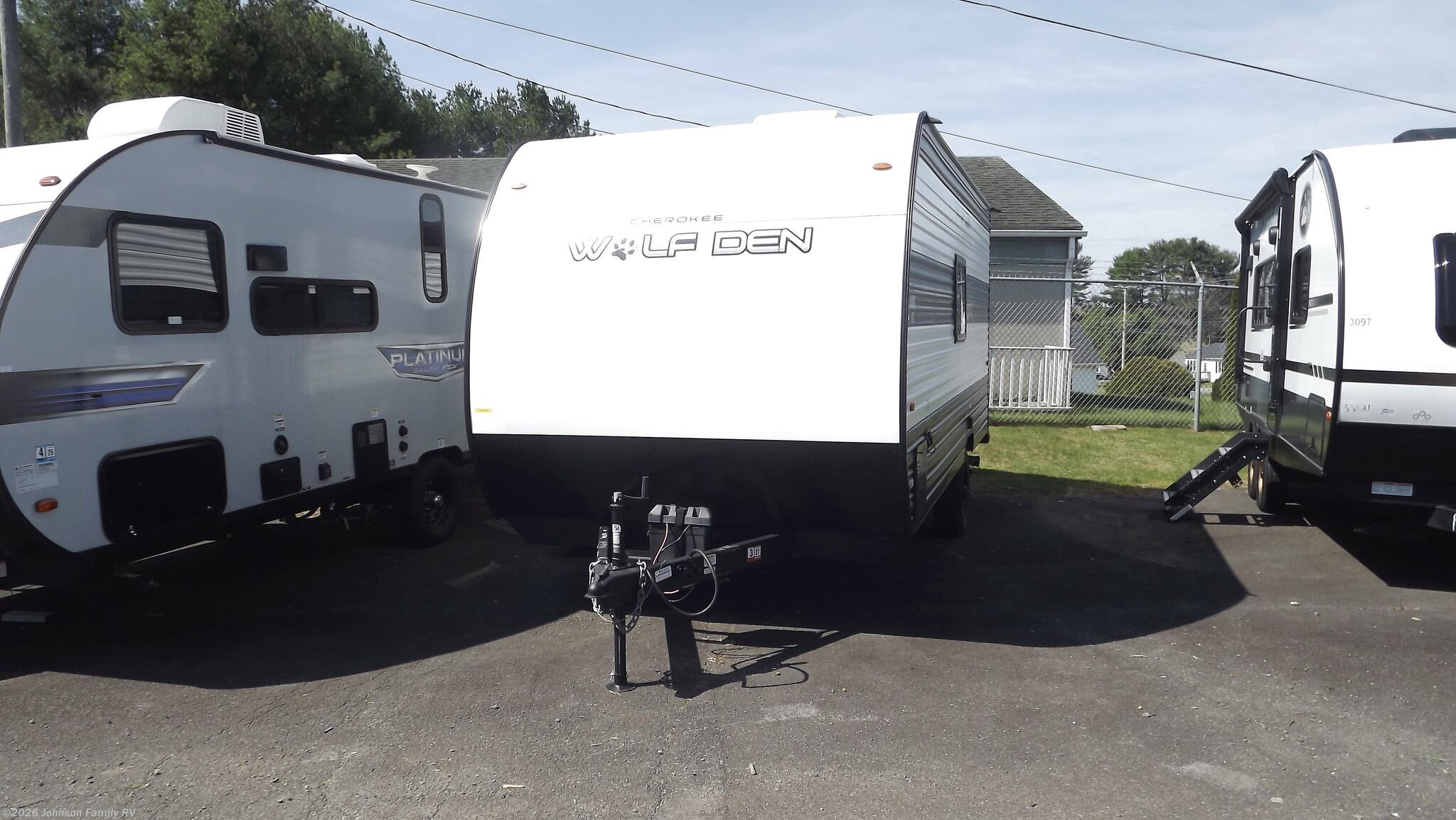 2024 Forest River Cherokee Wolf Pup 16EV - Used Travel Trailer For Sale by Johnson Family RV in Woodlawn, Virginia features Air Conditioning, Microwave, Leveling Jacks, Dinette, Refrigerator