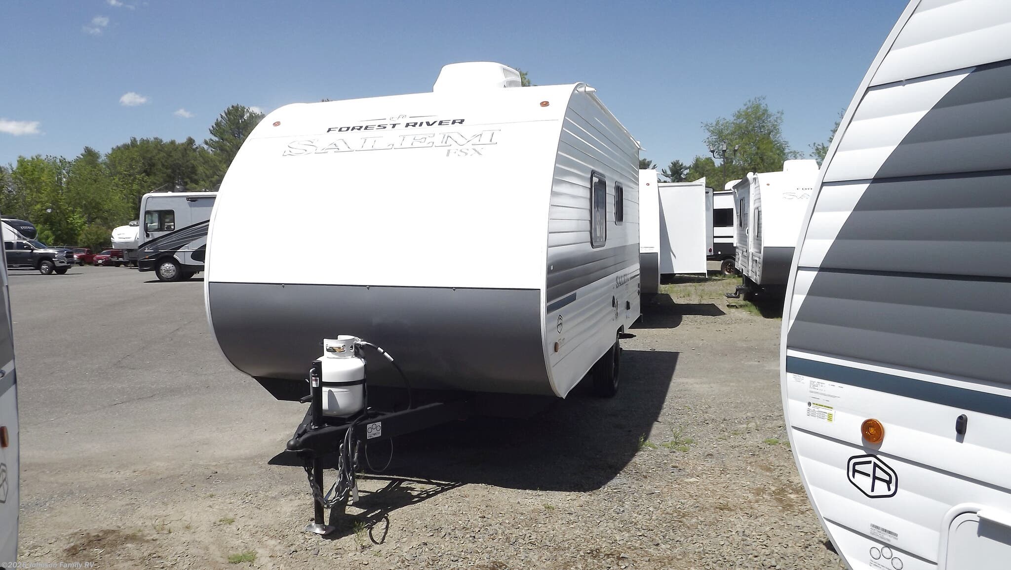 2026 Forest River Salem FSX 164FBLE - New Travel Trailer For Sale by Johnson Family RV in Woodlawn, Virginia features Water Heater, Shower, Awning, TV, Power Roof Vent