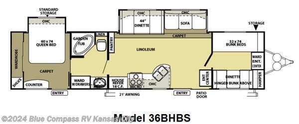 Used 2010 Forest River Salem 36BHBS available in Grain Valley, Missouri