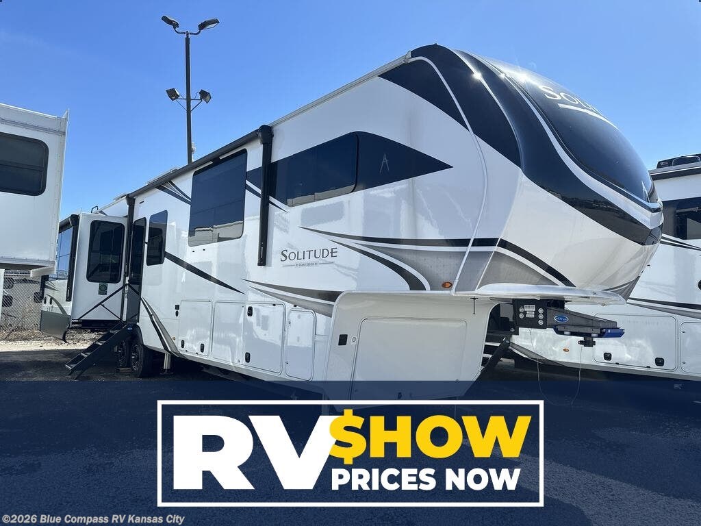2025 Grand Design Solitude 388MBS - New Fifth Wheel For Sale by Blue Compass RV Kansas City in Grain Valley, Missouri features Slideout