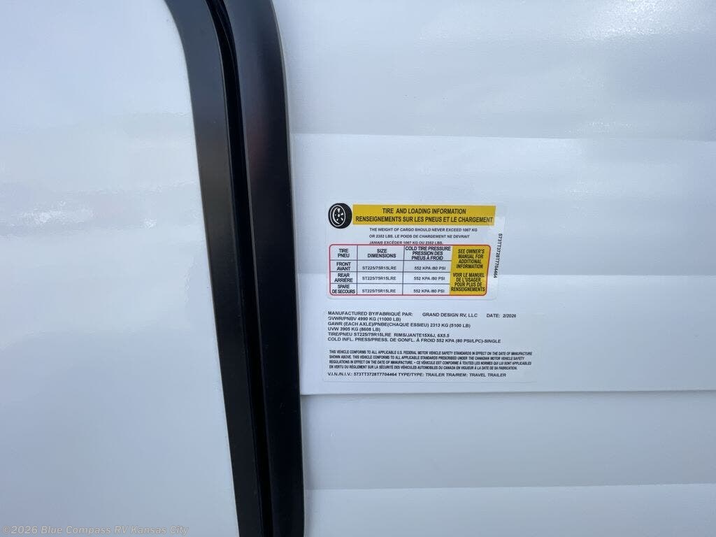 New 2026 Grand Design Transcend Xplor 325BHT available in Grain Valley, Missouri