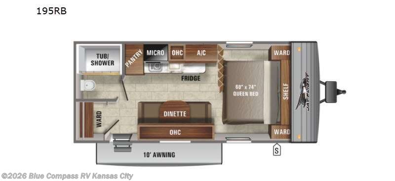 2021 Jayco Jay Flight SLX 7 195RB - Used Travel Trailer For Sale by Blue Compass RV Kansas City in Grain Valley, Missouri
