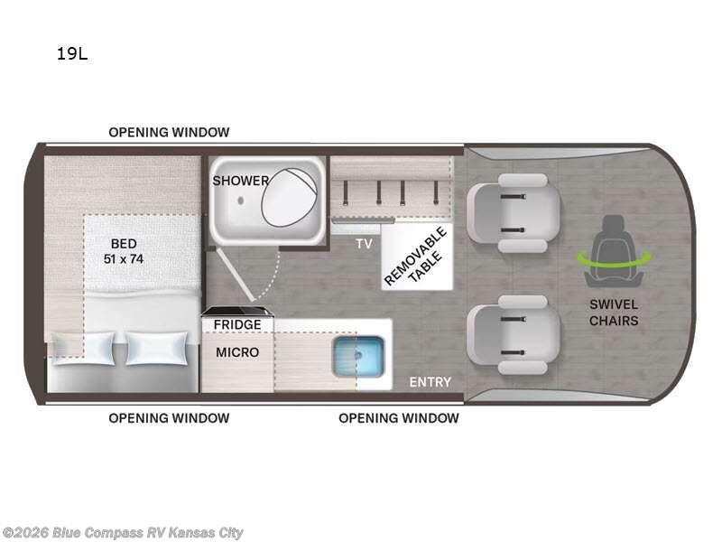 2023 Thor Motor Coach Tranquility 19L - Used Class B For Sale by Blue Compass RV Kansas City in Grain Valley, Missouri