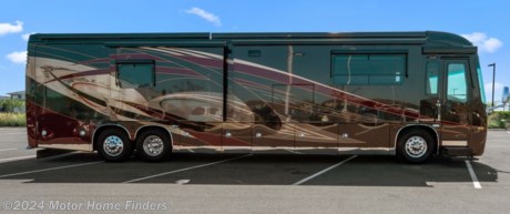 &lt;p class=&quot;MsoNormal&quot;&gt;This 2017 Entegra Cornerstone 45B Quad Slide, All Electric, Tag Axle (with Passive Steer) coach is powered by a Cummins 600HP engine, rides on a Spartan K3 raised rail chassis (with the Hadley air leveling system), is mated to Allison 4000 MH 6-speed transmission, has ABS disc brakes, automatic traction control, a three-stage engine brake and a 20,000-lb. Hitch.&lt;/p&gt;
&lt;p class=&quot;MsoNormal&quot;&gt;She looks stunning in her Cayenne FBP, Mocha interior and Natural Cherry Cabinets.&lt;span style=&quot;mso-spacerun: yes;&quot;&gt;&amp;nbsp; &lt;/span&gt;And all of this rides on lovely, polished Aluminum wheels.&lt;/p&gt;
&lt;p class=&quot;MsoNormal&quot;&gt;Features in the entry area/cockpit include a Lighted grab handle with keypad system, Keyless entry with key fob, Powered front sun visors and privacy shades, Air cooled, 6-way power, lumbar, heated, leather driver and passenger seats, VIP soft-touch, wood-grain, leather-wrapped, tilt and telescoping steering wheel, En-telligent&amp;trade; Collision Mitigation System equipped with Collision Warning System, Adaptive Cruise Control &amp;amp; Electronic Stability Control, En-telligent&amp;trade; Blind Spot Monitoring System, Spartan Message Center with LCD display for key coach information, dual 9&quot; touchscreen in-dash infotainment center with Rand McNally RV navigation, Bluetooth, Sirius XM, AM/FM tuner, DVD, integrated camera control, and integrated Vegatouch coach control, JBL premium audio with calibrated 360-watt DSP amplifier and 11 speakers including subwoofer, Chrome, heated, remote control, side-view mirrors with integrated cameras &amp;amp; blind-spot indicators, Color, adjustable &quot;Total Vision&quot; back-up camera and monitor system with side and rear views, Trip Management System and, a Security system with glass shatter sensors.&lt;/p&gt;
&lt;p class=&quot;MsoNormal&quot;&gt;The interior has the En-telligent&amp;trade; Vegatouch pad system, for complete integration of coach controls, LED recessed 12V lighting, Heated, High gloss 12&quot; x 24&quot; porcelain tile with granite inlay design, LED lit electric fireplace, Powered solar day and black out night shades, Premium Villa Package w/Theatre Seating, Samsung 50&quot; 4K UHDTV (w/Blu-ray Player), Samsung 32&quot; LED HDTV in front overhead, Bose Sound Touch 130 home theater system with Bluetooth in living area, Winegard Trav&#39;ler satellite dish and, a Winegard Rayzar powered TV antenna.&lt;/p&gt;
&lt;p class=&quot;MsoNormal&quot;&gt;The galley has dimmable LED lit quartz countertops with integrated stainless sink, Cabinet Extensions, Tile Backsplash, Dishwasher with wood raised panel door front, Induction cooktop, Whirlpool Gold 1.9 cu. Ft. Convection microwave oven, New Residential Refrigerator with ice maker and water dispenser and a Central vacuum system.&lt;/p&gt;
&lt;p class=&quot;MsoNormal&quot;&gt;Past the &amp;frac12; bath is the bedroom with Select Comfort Sleep Number King mattress, a Ceiling fan, a large cedar-lined wardrobe with automatic light, Overhead cabinets/nightstands, a Samsung 32&quot; LED HDTV w/Blu-ray and Bose Solo 15 sound bar and a security safe.&lt;/p&gt;
&lt;p class=&quot;MsoNormal&quot;&gt;The main bathroom has LED lit quartz countertops with integrated sinks, Porcelain toilets with push button flush, Frameless glass shower door, porcelain tiled shower walls and floor, Power vent &amp;amp; skylight and the Stacked washer and dryer.&lt;/p&gt;
&lt;p class=&quot;MsoNormal&quot;&gt;The mechanicals/electricals include 3 15,000-BTU low profile A/Cs (3) with heat pump, Aqua-Hot 450 diesel hydronic water and heating system, Enclosed, insulated and heated floor and thermostat controlled heating in storage area, Onan 12,500-watt diesel generator with auto gen start on powered slide-out tray, 2,800-watt and 2,000-watt pure sine wave inverters, (4 ) L16 AGM batteries (4), Premium surge protector transfer switch, Dual 100W Solar panels, and a 50-amp power cord with electric reel.&lt;/p&gt;
&lt;p class=&quot;MsoNormal&quot;&gt;Exterior features include LED docking lights, LED accent lights on underside of slideout rooms curbside, Girard power entrance door awning with LED lights, Girard Ultra window shade awning and Ultra slideout awnings, Roof mounted Girard Vision dual pitched patio awning with LED lights, Frameless, tinted, dual-pane, safety-glass windows, 40&quot; Samsung LED HDTV with JBL multimedia stereo receiver with Bluetooth audio streaming, Exterior utility center, heated and enclosed with system monitor panel,&lt;span style=&quot;mso-spacerun: yes;&quot;&gt;&amp;nbsp; &lt;/span&gt;(2) Powered slideout cargo trays and, a 2.8 cu.ft. Exterior refrigerator/freezer w/ Slideout Tray.&lt;/p&gt;