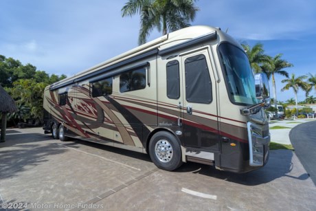 &lt;p class=&quot;MsoNormal&quot;&gt;This original owner, pre-COVID 2020 Entegra Anthem 44F Tag Axle, Quad slide, All Electric, Bath and a Half Coach is powered by a Cummins&amp;reg; L turbocharged 450 HP engine, rides on a Spartan&amp;reg; K2 raised rail chassis, has the Valid air leveling system with equalizer hydraulic automatic leveling and is mated to an Allison&amp;reg; 3000 MH 6-speed transmission.&lt;span style=&quot;mso-spacerun: yes;&quot;&gt;&amp;nbsp; &lt;/span&gt;She has a 15,000-lb. hitch weight.&lt;/p&gt;
&lt;p class=&quot;MsoNormal&quot;&gt;She looks beautiful in her Ballet FBP, her Champagne interior and her Natural Cherry Cabinetry &amp;ndash; and all this rides on polished Aluminum wheels.&lt;/p&gt;
&lt;p class=&quot;MsoNormal&quot;&gt;The entry way starts with a lighted grab handle with keypad, powered flush stepwell cover, 6-way power, lumbar, Ultraleather driver and passenger seats, powered front sun visors and privacy shade, wood-grain, leather-wrapped, SMART VIP steering wheel, high definition digital side and rear view cameras, heated chrome remote control side-view mirrors with blind-spot indicators, automatic traction control, a tire pressure monitor system, a digital dash message center/monitoring system, dual 9&quot; touchscreen in-dash infotainment center with Rand McNally&amp;trade; RV navigation, Bluetooth&amp;reg;, Sirius XM&amp;trade;, AM/FM tuner, integrated camera control, JBL&amp;reg; premium audio sound system with amplifier, speakers and subwoofer, and a 32 inch SMART TV in front overhead.&lt;/p&gt;
&lt;p class=&quot;MsoNormal&quot;&gt;Key interior features include dimmable LED recessed lighting, heated high gloss porcelain tile floor w/carpet on living area slides, power solar day and black out night shades and a 50&quot; SMART UHD Televator TV w/Bose SoundTouch 300 sound system w/Blu-ray player.&lt;/p&gt;
&lt;p class=&quot;MsoNormal&quot;&gt;Technology includes a VegaTouch pad system(for complete integration of coach controls), a 4G Wi-Fi Extender, a Trav&amp;rsquo;Ler Direct TV Satellite and a Winegard Rayzar automatic powered TV antenna.&lt;/p&gt;
&lt;p class=&quot;MsoNormal&quot;&gt;Furniture is made up of reclining theatre seating, (2) ottomans, a H-A-B and a freestanding, expandable dining table w/chairs.&lt;/p&gt;
&lt;p class=&quot;MsoNormal&quot;&gt;The galley has solid surface countertops with a stainless-steel sink and dimmable LED accent lighting, a pantry, pullout countertop extension with drawers, porcelain tile backsplash, dishwasher with wood raised panel door front, 2 burner induction cooktop with cover, Whirlpool&amp;reg; Gold 1.9 cu. ft. convection microwave oven, Whirlpool residential refrigerator with ice maker and water dispenser, central vacuum system and a Maxxair&amp;reg; power vent.&lt;/p&gt;
&lt;p class=&quot;MsoNormal&quot;&gt;Past the &amp;frac12; bath is the bedroom which has a Select Comfort Sleep Number king size mattress, nightstands with USB ports and solid surface tops, a ceiling fan, a cedar-lined wardrobe with automatic lights, a 32 Inch HDTV w/Bose Solo 5 sound bar/Blu-ray player, and a safe.&lt;/p&gt;
&lt;p class=&quot;MsoNormal&quot;&gt;The bathroom has solid surface countertops with dual integrated sinks, dimmable LED accent lighting, a china toilet with push button flush, porcelain tiled shower wall with skylight, another Maxxair Deluxe power vent and the stacked washer and dryer is housed inside the wardrobe.&lt;/p&gt;
&lt;p class=&quot;MsoNormal&quot;&gt;Heating and cooling are provided by the Aqua-Hot&amp;reg; 450 diesel hydronic system and (3) 15,000-BTU low profile A/Cs with heat pumps.&lt;/p&gt;
&lt;p class=&quot;MsoNormal&quot;&gt;Power and mechanicals include a 50-amp power cord with electric reel, an Onan&amp;reg; 12,500-watt diesel generator with auto gen start on powered slide-out tray, (2) 3,000-watt pure sine wave inverters, (4) AGM batteries, a premium surge protector transfer switch and dual 100W solar panels.&lt;/p&gt;
&lt;p class=&quot;MsoNormal&quot;&gt;Exterior features are numerous - Girard&amp;reg; power entrance door awning with LED lights, Girard Ultra window shade awning and Ultra slide-out awnings, Roof mounted Girard Vision dual pitched patio awnings with LED lights, LED docking lights, LED accent lights on underside of slideout rooms passenger side, 2.8 Cu.ft. Dometic Fridge/Freezer on slide out tray, 40 inch HDTV and Bose&amp;reg; Solo 5 sound bar on TV bracket, insulated, enclosed, thermostat controlled storage area, flush-mounted electric-powered slideout rooms with VegaTouch control, exterior utility center (heated and enclosed with system monitor panel), water hose with electric reel, manual slideout cargo tray and Sani-Con Macerator System.&lt;/p&gt;
&lt;p class=&quot;MsoNormal&quot;&gt;And finally, some additional key safety features include a security system with glass shatter sensors, motion sensor security lights, Aire-Secure&amp;trade; travel locks for all pocket doors, frameless, tinted, dual-pane, safety-glass windows and the Safehaul tow air brake system.&lt;/p&gt;
&lt;p class=&quot;MsoNormal&quot;&gt;This coach has had annual services and comes with Magna shade screens/wheel covers, Wade custom floormats and a transferable Bumper-to-Bumper Extended Warranty until 12/2025. She is absolutely ready to go her new home.&lt;/p&gt;