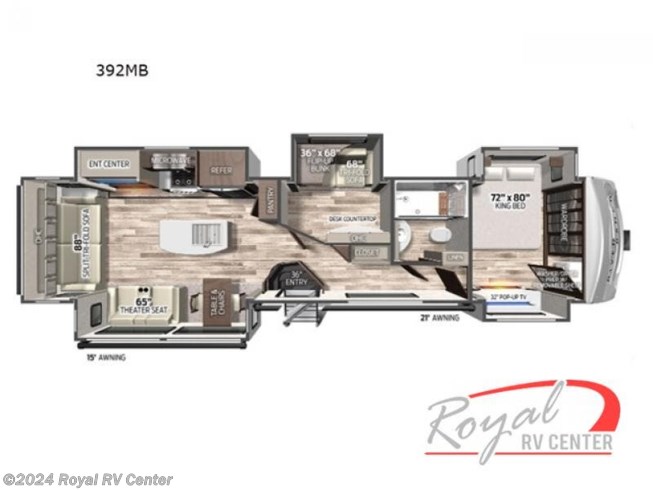2023 River Ranch 392MB by Palomino from Royal RV Center in Middlebury, Indiana