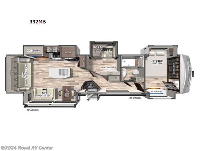 2023 Palomino River Ranch 392MB - New Fifth Wheel For Sale by Royal RV Center in Middlebury, Indiana
