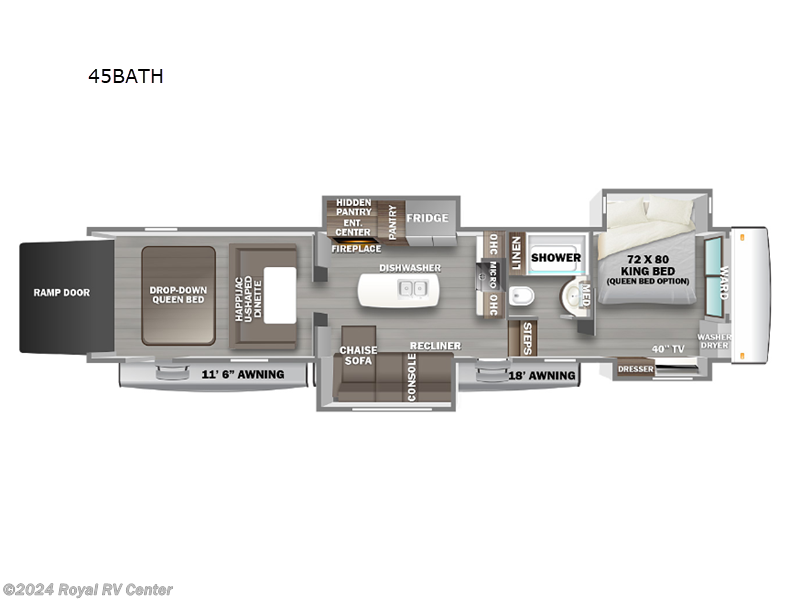 2024 Forest River RiverStone 45BATH RV for Sale in Middlebury, IN 46540