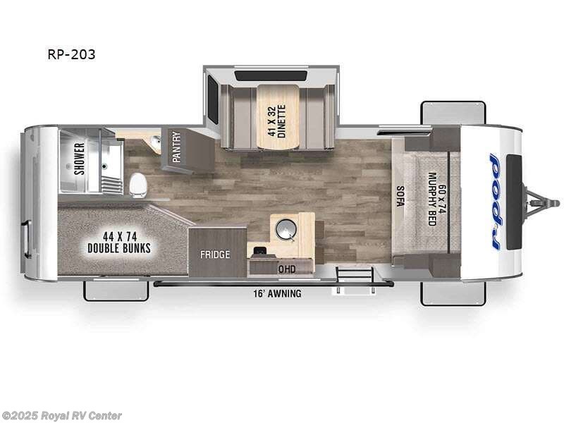 2024 Forest River R Pod RP203 RV for Sale in Middlebury, IN 46540