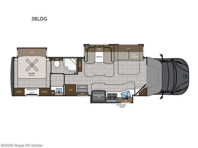 2025 Renegade Verona LE 38LDG RV for Sale in Middlebury, IN 46540 38LDG Classifieds