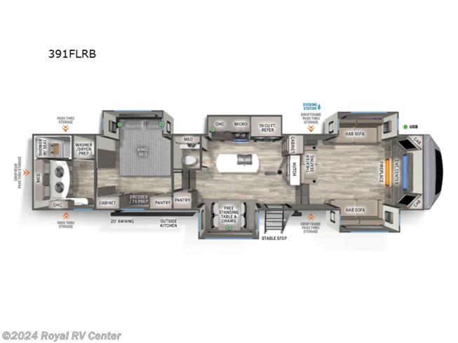 2024 Forest River Sierra Luxury 391FLRB - New Fifth Wheel For Sale by Royal RV Center in Middlebury, Indiana