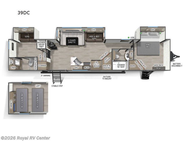 2026 Forest River Cherokee Timberwolf 39DC #26-R39DC - For Sale in ...